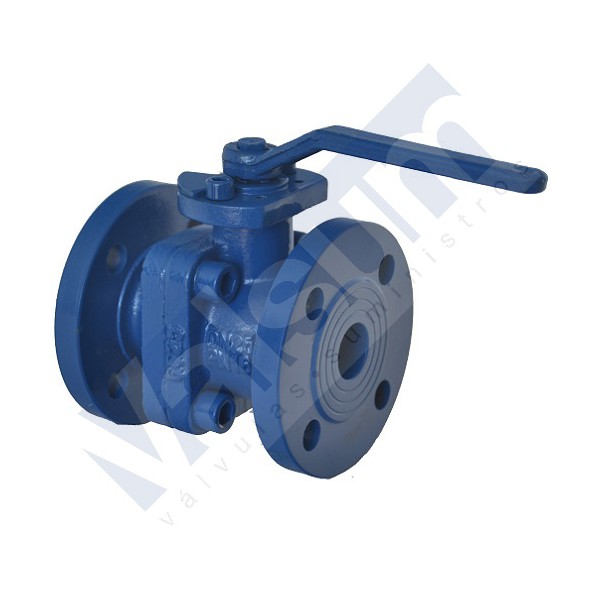 VÁLVULA DE MACHO ESFERICO,2 CORPOS, COM FLANGES