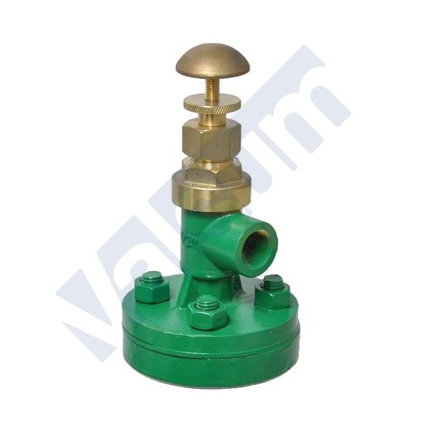 TORNEIRA AUTOMÁTICA PARA NÍVEL OU PURGA, COM FLANGE.