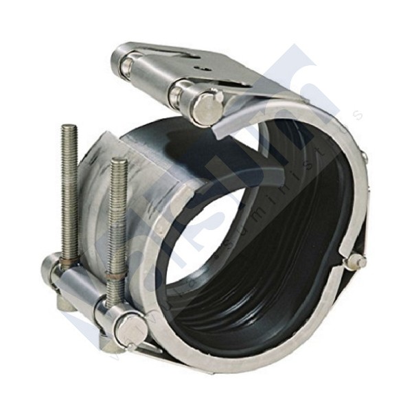 ACOPLAMENTO STRAUB OPEN FLEX 1L PARA REPARAÇÃO DE TUBOS.
