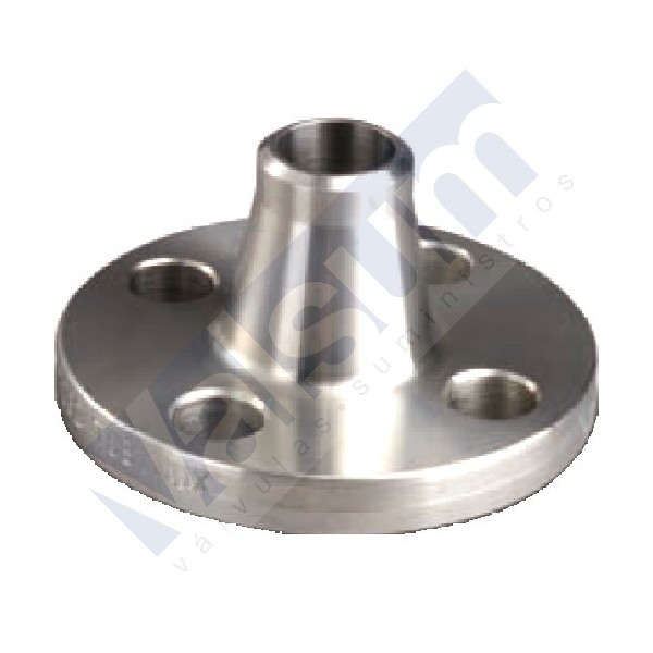 FLANGE CON CANHÃO ASA B16.5 150LBS